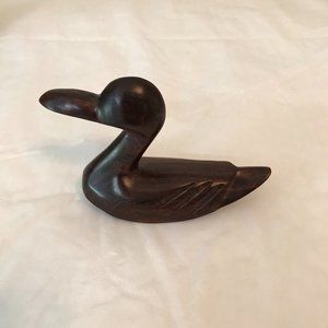 Hand-Carved Ironwood Duck